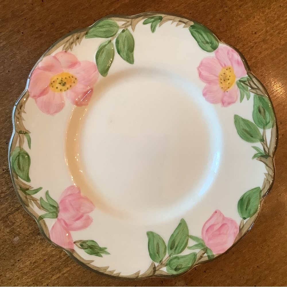 Three Franciscan Desert Rose Small 6” Plates - Picture 3 of 9